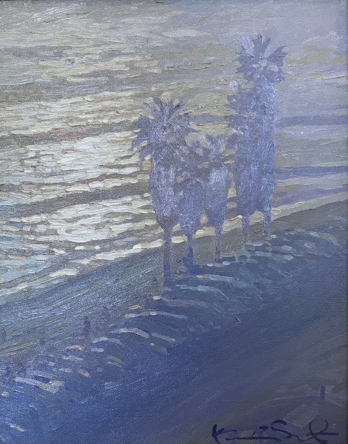KEVIN SHORT - "Mystic Beach" - Oil - 20" x 16"