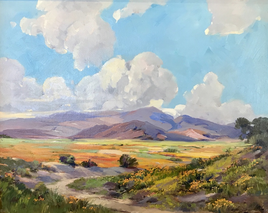 GEORGE DEMONT OTIS - "Antelope Valley" - Oil - 24" x 30"