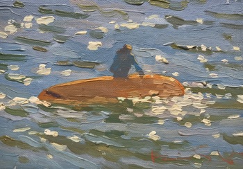 KEVIN SHORT - "Paddle Out" - 5" x 7"