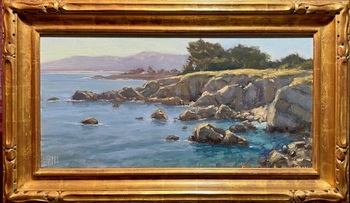SCOTT HAMILL - "Along The Pacific Grove Coast" - Oil - 12" x 24"