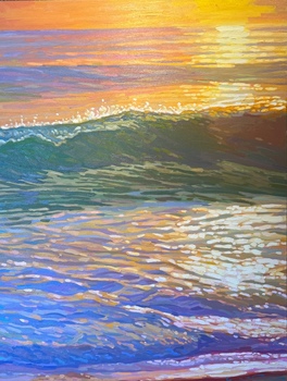 KEVIN SHORT - "Heart of the Sea" - Oil - 48" x 36"