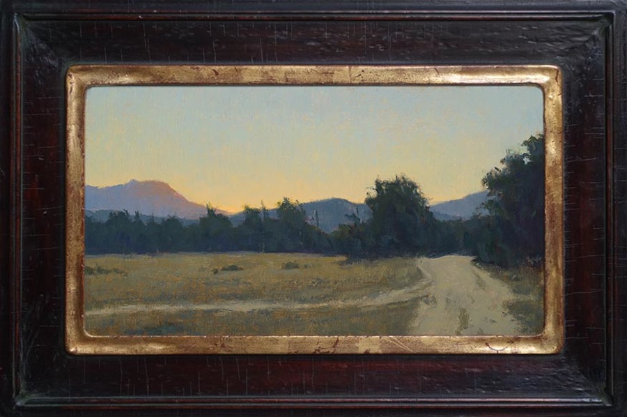 JENNIFER MOSES - "Splendid Beginnings" - oil - 7 1/2" x 13 3/4"