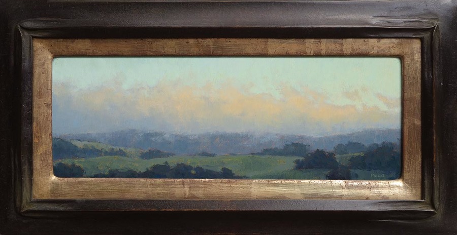 JENNIFER MOSES - "Rolling Through" - Oil - 6 3/4" x 18"