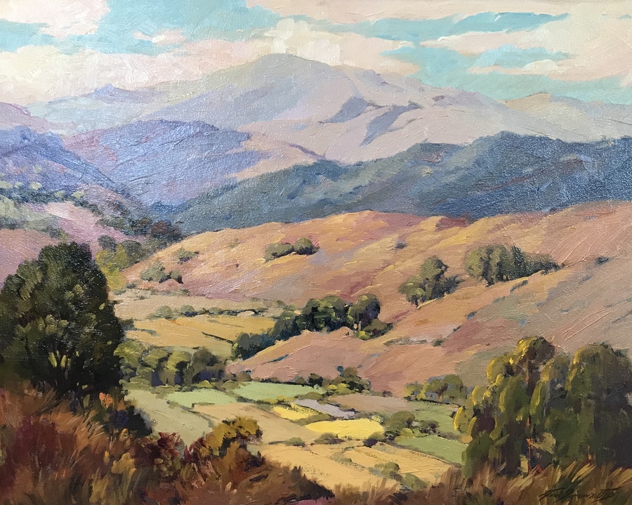 GEORGE DEMONT OTIS - "Corte Madera Valley" - Oil - 24" x 30"