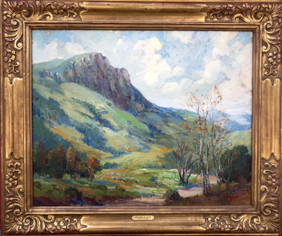 GEORGE DEMONT OTIS - "Malibu Mountains" - Oil - 24" x 30"
