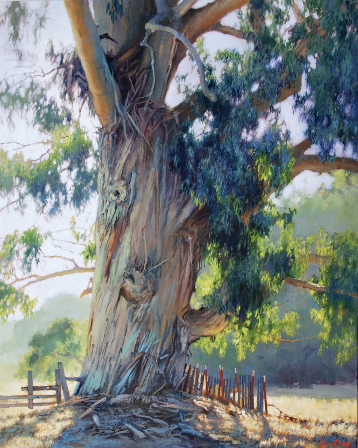 JUNE CAREY - "The Guardian" - Oil on Canvas - 30" x 24"