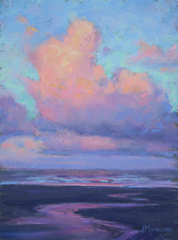 JOE MANCUSO - "Summer Evening, East Coast" - Pastel - 8" x 6"