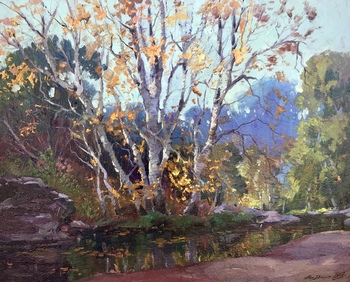 GEORGE DEMONT OTIS - "Autumn, Lagunitas" - Oil - 24" x 30"