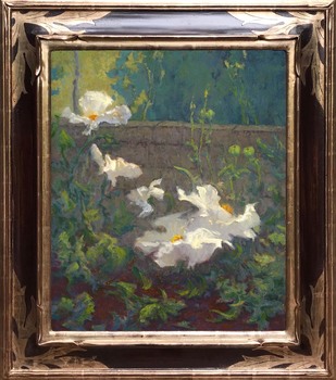 JENNIFER MOSES - "Matilija Poppies, Spring Bloom" - Oil - 24" x 20"