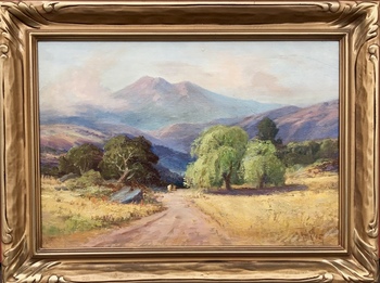 ARTHUR WILLIAM BEST - "Mt. Diablo" - Oil - 14" x 20"