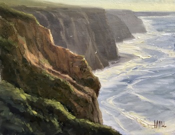 SCOTT HAMILL - "Stunning View" - Oil - 11' x 14"